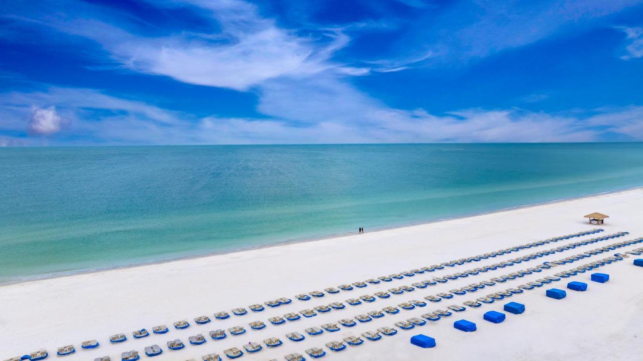 Beach on St. Pete Beach--Island Grand at TradeWinds